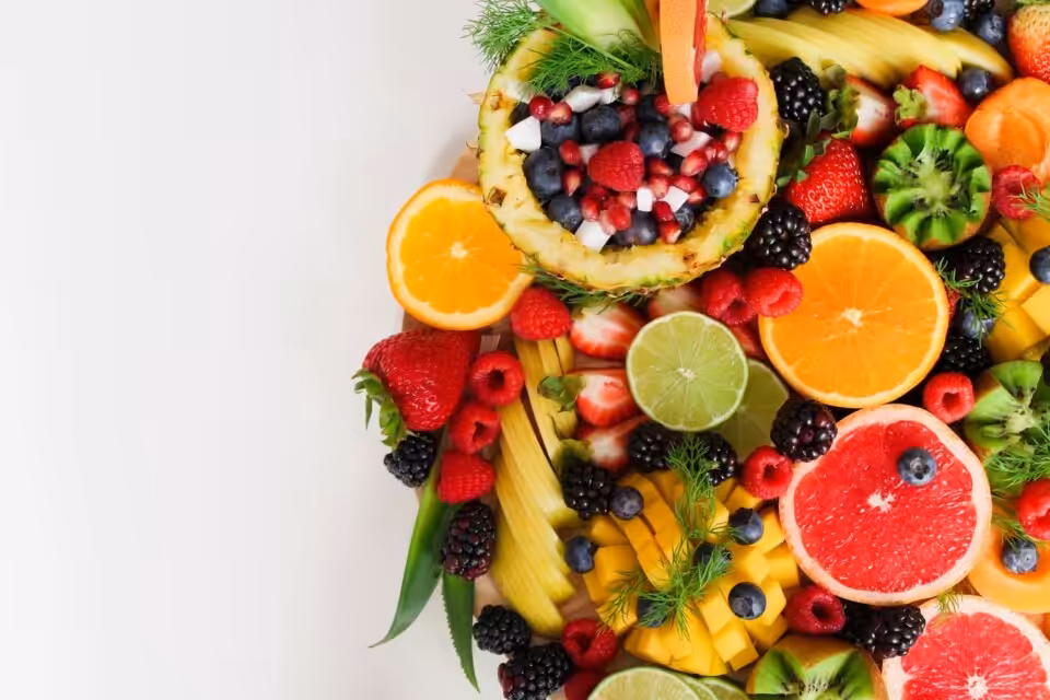 Blick in einen Obstkorb